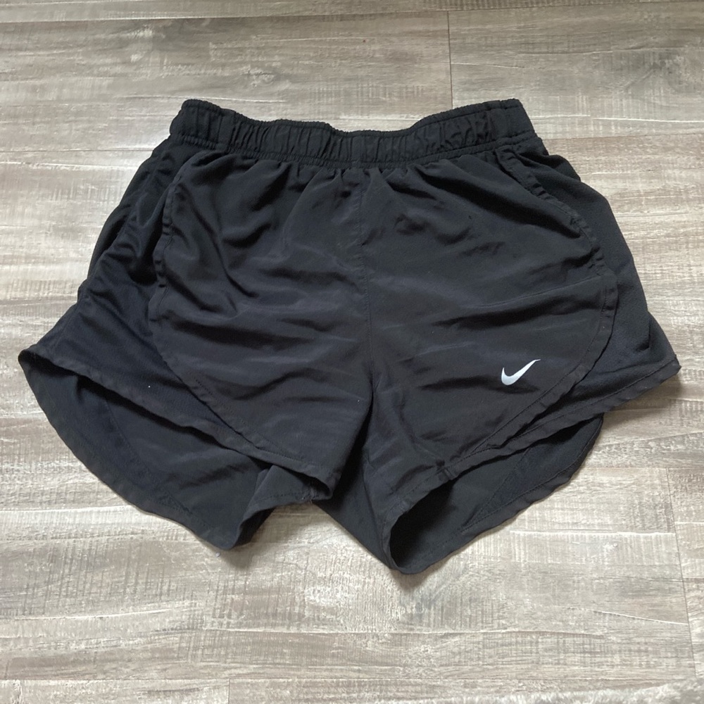 black nike shorts